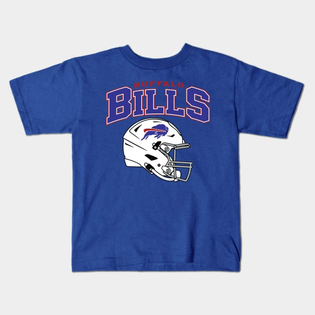 Buffalo Football Kids T-Shirt by Cemploex_Art